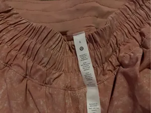 Never Worn Lululemon  Dusty Rose Athletic Shorts thumbnail 2