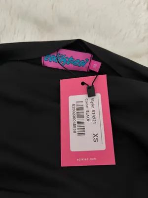 Edikted Black Long Sleeve Top thumbnail 4