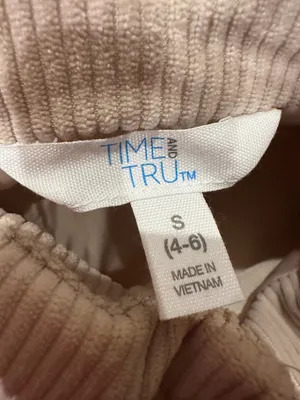 Time & Tru Corduroy Vest thumbnail 4