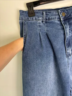 bagatelle Tailored Wide Leg Trouser Jeans Pleated Front Sz 30/10 Business Casual thumbnail 4