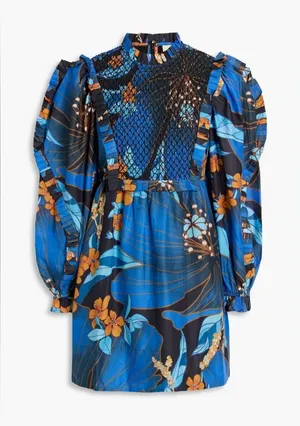 Farm Rio Pietra Floral Mini Dress thumbnail 1