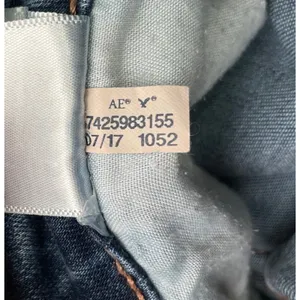 American Eagle Hi Rise Jegging Size 8 Blue Jeans Stretch Distressed Denim Skinny thumbnail 8