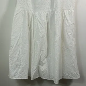 Maison Jules Sydney White Eyelet Fit and Flare Dress XXL Sleeveless thumbnail 5