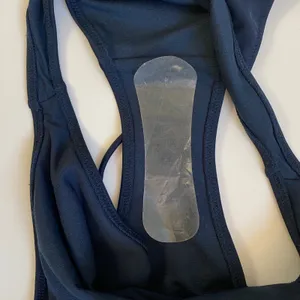 Abercrombie & Fitch Navy Blue Ruffle Plunge‎ Halter One Piece Swimsuit Small NEW thumbnail 7