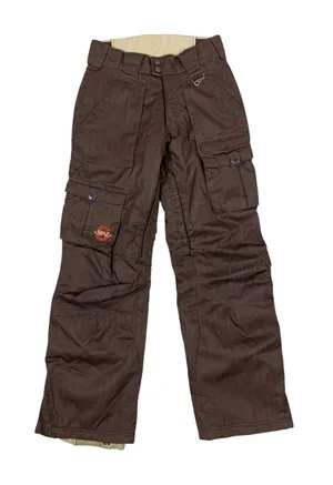 Sims Womens Brown Insulated Snow Ski Cargo Pants Utility Outdoor XS thumbnail 1