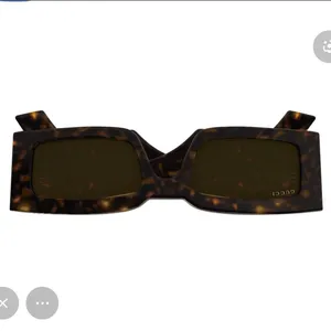 Gucci Brown Tortoiseshell Rectangle Sunglasses GG1425S 002 thumbnail 2