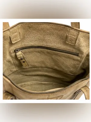 Vilenca Holland Genuine Leather Woven Tote Bag thumbnail 4