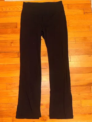 Lululemon Groove Pant Flare Leggings Nulu Navy size‎ 10 thumbnail 2