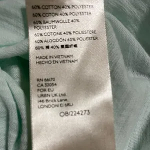 Free‎ People Caroline Iced Aqua Long Sleeve Shirred Turtleneck Top Size M NWT thumbnail 10