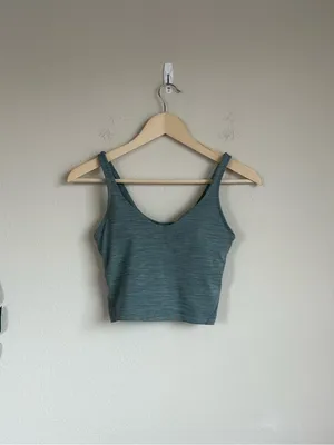 Lululemon Align Heathered Tidewater Teal Tank thumbnail 2