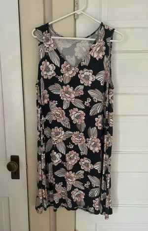 Loft Flower Print Sundress thumbnail 1