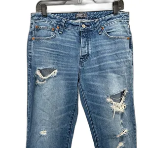 Abercrombie & Fitch‎ Ames Slim Boyfriend Jeans Distressed Grunge Size 27/4 thumbnail 3