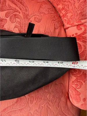 Life is Good Black Waist Pack Fanny Pack with Blue Logo thumbnail 6