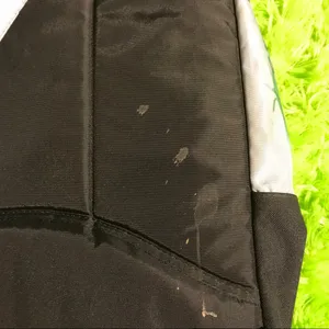 LIGHT BLUE AND BLACK DESIGNED L.L. BEAN BACKPACK thumbnail 8