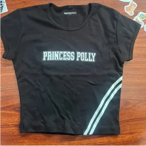 Princess Polly cropped tee thumbnail 1