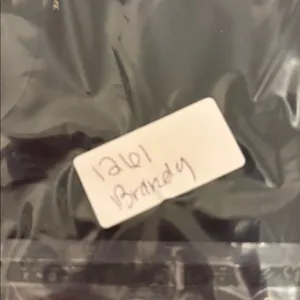Brandy Melville black mini skirt with front zip thumbnail 6