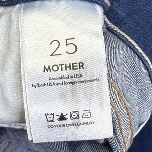 Mother The Hustler Ankle Jeans‎ Womens 25 Dark Wash High Rise Flare Denim Blue thumbnail 4