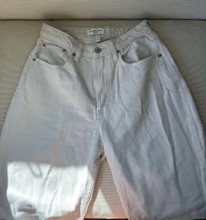 Abercrombie Curve Love The Loose High Rise Jean 25L Tan thumbnail 2