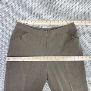 East 5th Petite‎ Cuffed Wide Leg Dress Pants Trousers Taupe Brown 8P thumbnail 10