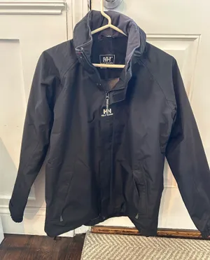 Helly Hansen Black Waterproof Jacket, Juniors size 14 & 100% Polyester thumbnail 1