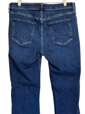 Quince Luna Stretch Flare Jeans Midnight Blue Women’s Size 31 x 32 High Rise thumbnail 5