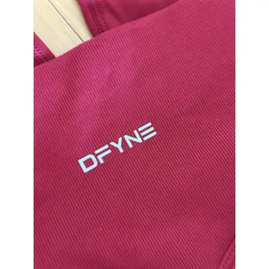 DFYNE Leggings Size ~Small Red Scrunch Butt Stretch Activewear Workout Gym Yoga thumbnail 5