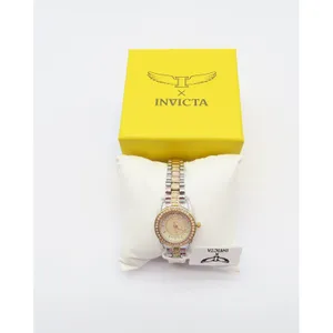 Invicta Wildflower Women's 32mm Two Tone Silver Gold Crystal Accented New In box thumbnail 12
