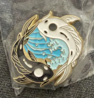 Koi Fish Enamel Pin thumbnail 1