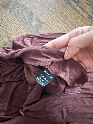SheIn Brown Cinched Waist Maxi Skirt thumbnail 7