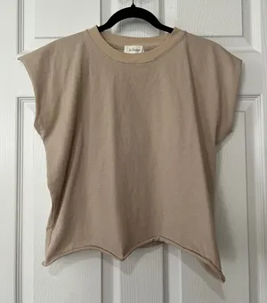 Bohme Cropped Tan T-Shirt thumbnail 1