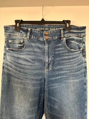 American Eagle Outfitters Women’s Blue Flare Jeans thumbnail 2