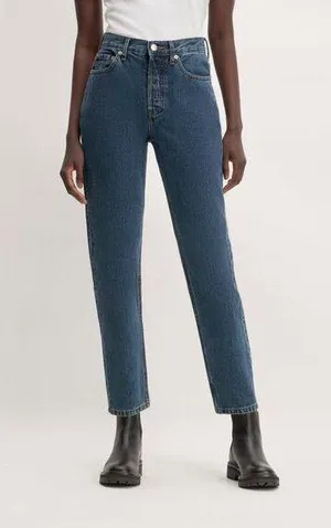 Everlane The 90s Cheeky Jean Organic Cotton 27 Ankle Women’s Dark Wash Blue thumbnail 1