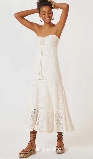 Farm Rio x Anthropologie Crochet Maxi Dresses thumbnail 1