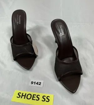 Womans NWT Susanny Slip On Stiletto Mules Eu 40 Us 9 Coffee Color thumbnail 1