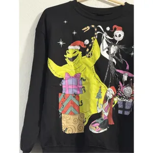 Disney Nightmare Before Christmas Jack Skellington And Friends sweatshirt M thumbnail 2