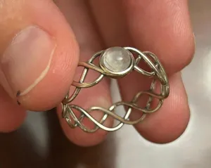 ring band sterling silver 925 lot a90 9.5 thumbnail 1