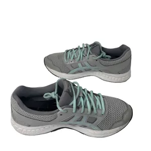 ASICS GEL-Contend 5 Women’s Size 10 Gray Aqua Running Walking Shoes 1012A234 thumbnail 2
