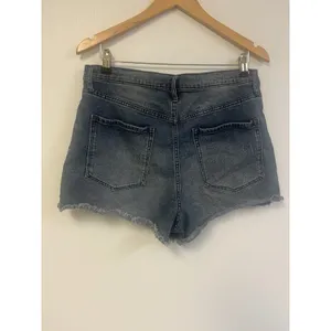 Jessica‎ Simpson Infinite High-Waist Cut Off Jean Shorts - Size 32 Knit Patch thumbnail 2