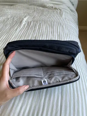 Baggallini True Classic Belt Bag Sling French Blue Fanny Pack Bag Navy Nylon thumbnail 7