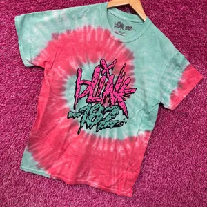 Blink-182 Toxic Sludge Spell Out Pop Punk Band Tie Dye M thumbnail 3