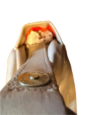 Michael Rome Italy Leather Hobo Purse Gold thumbnail 11