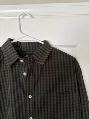 Knox & Lane Gingham Button Down Purple thumbnail 2