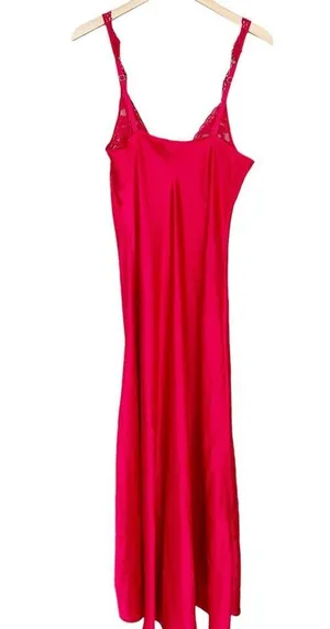 Vintage Victoria's Secret Gold Label Maxi Slip Dress Sz L thumbnail 6