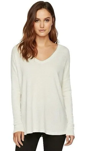 Madewell Womens Sweater Sz Medium Long Sleeve Minimalist Neutral Basic Casual thumbnail 1