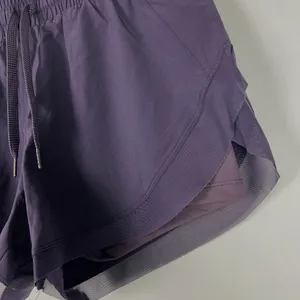 Halara NWT Drawstring Contrast Flowy Mesh 2-in-1 Shorts Purple Size Small S NEW thumbnail 4