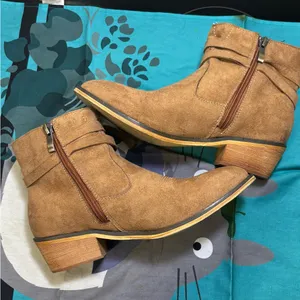 Mi.Mi Valencia Western Style brown booties ankle boots shoes thumbnail 5