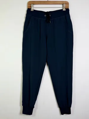 CRZ YOGA Women’s Navy Jogger Pants XS Athletic Travel Lounge Stretch Performance thumbnail 2