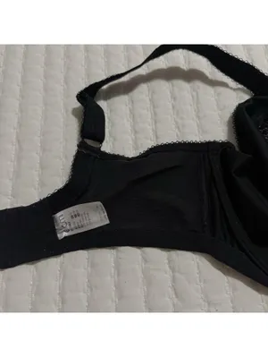 Elomi 34L Morgan Stretch Banded Underwire Bra Style EL4111 Black Full Figure thumbnail 13
