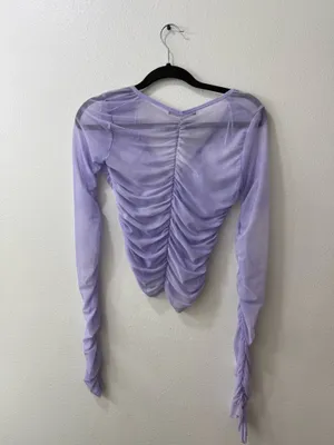 ZARA Sheer Top thumbnail 2
