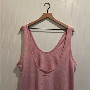 FP Movement by Free People Twirl Tunic Tank Ruffle in Antique Blush Size M NWT thumbnail 11